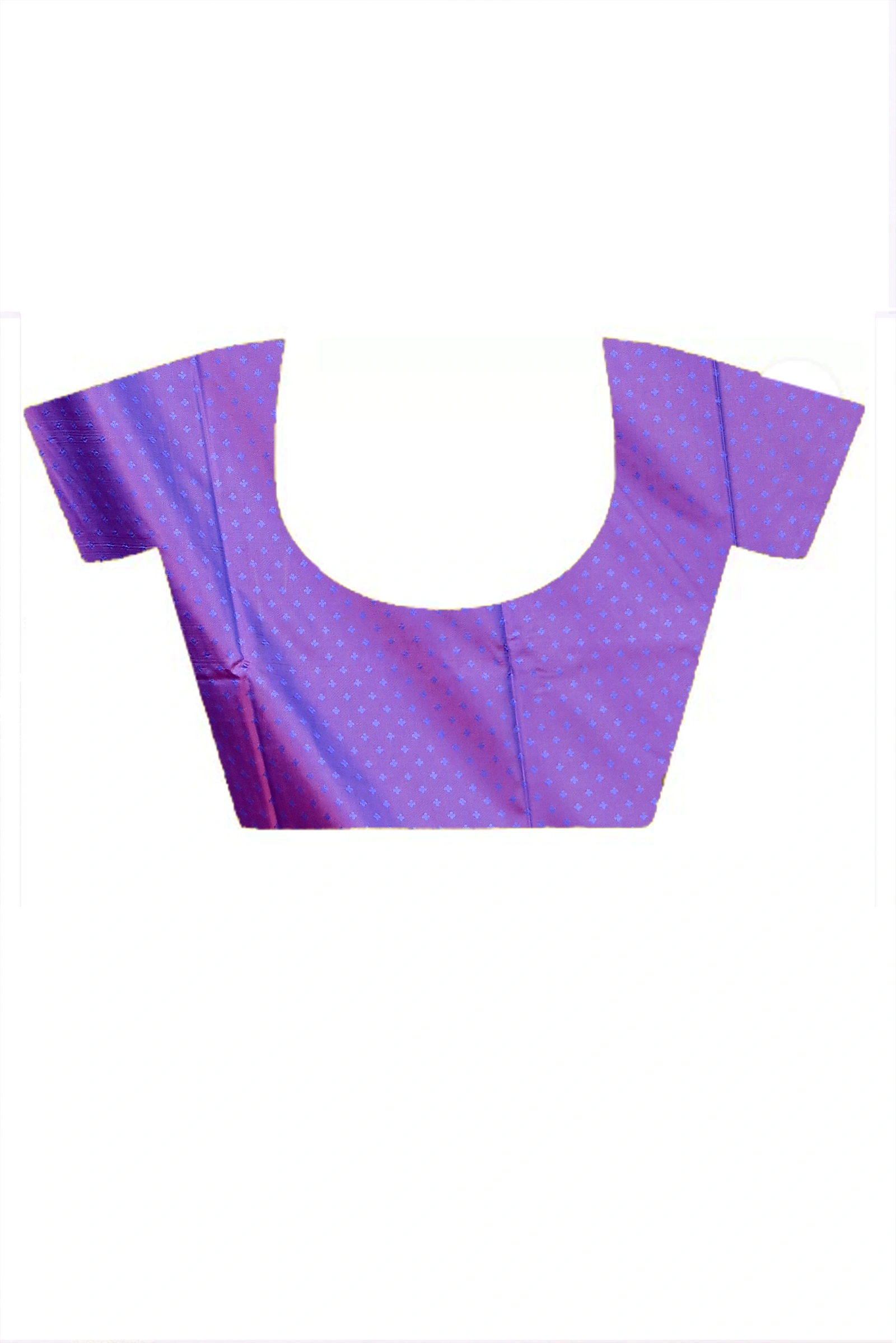 Purple Cotton Silk Paromal Kathan Saree (487)
